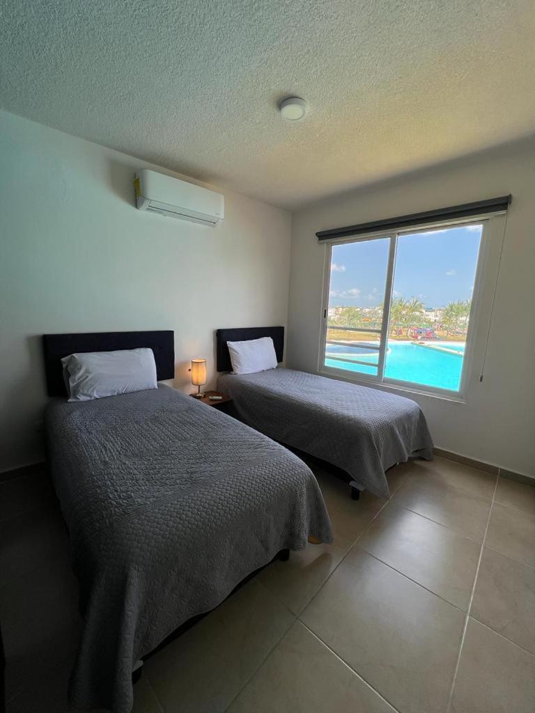 Ferienwohnung Dreams Cancun Blue Paradise Exterior foto